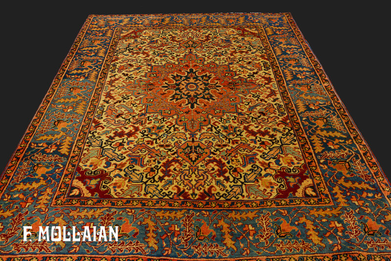 Antique Persian Heriz (heris) Rug n°:63444570